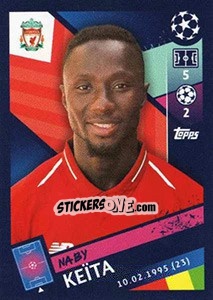 Sticker Naby Keïta - UEFA Champions League 2018-2019 n. 224 - Topps