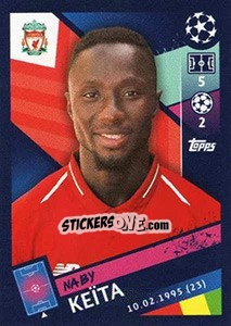 Sticker Naby Keïta - UEFA Champions League 2018-2019 - Topps