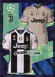 Sticker Home/Away Kit - UEFA Champions League 2018-2019 - Topps