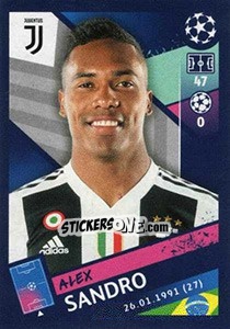 Cromo Alex Sandro - UEFA Champions League 2018-2019 - Topps