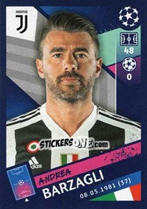 Figurina Andrea Barzagli - UEFA Champions League 2018-2019 - Topps