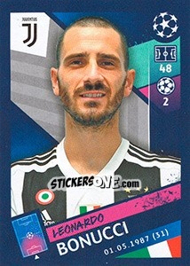 Sticker Leonardo Bonucci - UEFA Champions League 2018-2019 - Topps