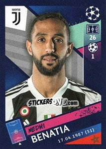 Sticker Medhi Benatia - UEFA Champions League 2018-2019 - Topps