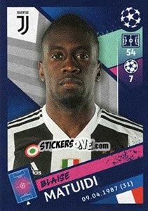 Sticker Blaise Matuidi - UEFA Champions League 2018-2019 n. 242 - Topps