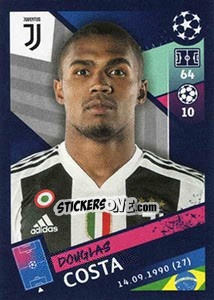 Sticker Douglas Costa - UEFA Champions League 2018-2019 n. 245 - Topps