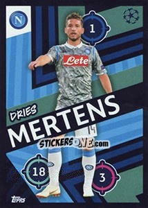 Figurina Dries Mertens - UEFA Champions League 2018-2019 - Topps
