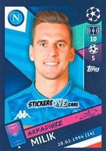 Sticker Arkadiusz Milik - UEFA Champions League 2018-2019 n. 264 - Topps