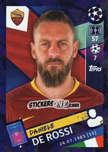 Cromo Daniele De Rossi - UEFA Champions League 2018-2019 - Topps