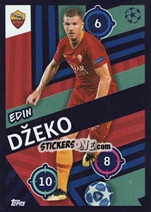 Sticker Edin Džeko - UEFA Champions League 2018-2019 n. 272 - Topps