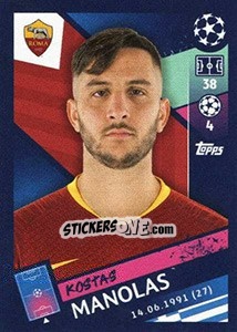 Sticker Kostas Manolas - UEFA Champions League 2018-2019 - Topps