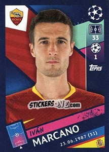 Sticker Iván Marcano - UEFA Champions League 2018-2019 - Topps