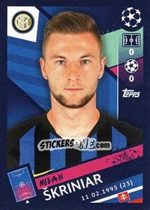 Sticker Milan Škriniar - UEFA Champions League 2018-2019 n. 294 - Topps
