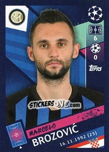Sticker Marcelo Brozovic - UEFA Champions League 2018-2019 n. 300 - Topps