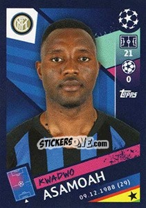 Sticker Kwadwo Asamoah - UEFA Champions League 2018-2019 n. 305 - Topps