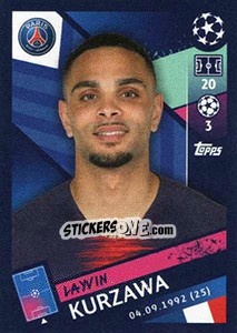 Sticker Layvin Kurzawa - UEFA Champions League 2018-2019 - Topps