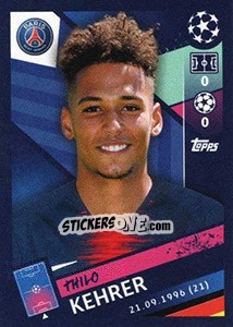 Sticker Thilo Kehrer - UEFA Champions League 2018-2019 n. 317 - Topps
