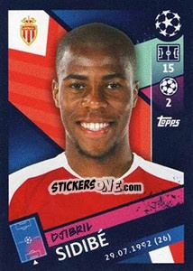 Sticker Djibril Sidibé - UEFA Champions League 2018-2019 - Topps