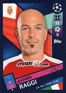 Sticker Andrea Raggi - UEFA Champions League 2018-2019 n. 332 - Topps