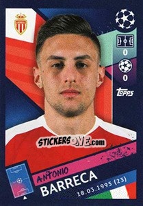 Sticker Antonio Barreca - UEFA Champions League 2018-2019 n. 337 - Topps