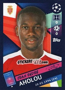 Sticker Jean-Eudes Aholou - UEFA Champions League 2018-2019 - Topps