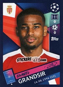 Sticker Samuel Grandsir - UEFA Champions League 2018-2019 n. 342 - Topps