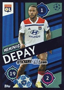 Sticker Memphis Depay - UEFA Champions League 2018-2019 n. 348 - Topps
