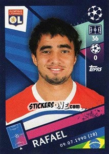 Sticker Rafael da Silva - UEFA Champions League 2018-2019 n. 354 - Topps