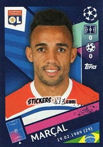 Sticker Marçal - UEFA Champions League 2018-2019 n. 355 - Topps