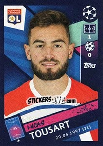 Sticker Lucas Tousart - UEFA Champions League 2018-2019 n. 356 - Topps