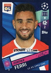 Sticker Jordan Ferri - UEFA Champions League 2018-2019 - Topps