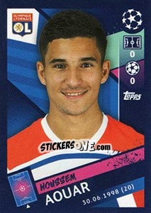 Sticker Houssem Aouar - UEFA Champions League 2018-2019 n. 359 - Topps