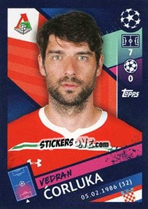 Figurina Vedran Corluka - UEFA Champions League 2018-2019 - Topps