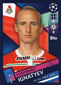 Sticker Vladislav Ignatyev - UEFA Champions League 2018-2019 n. 373 - Topps