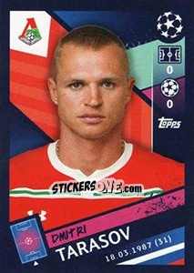 Sticker Dmitri Tarasov - UEFA Champions League 2018-2019 - Topps