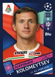Sticker Aleksandr Kolomeytsev - UEFA Champions League 2018-2019 n. 377 - Topps