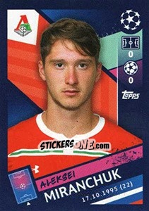 Sticker Aleksei Miranchuk - UEFA Champions League 2018-2019 n. 380 - Topps