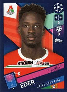 Sticker Éder - UEFA Champions League 2018-2019 n. 382 - Topps