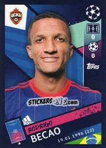 Sticker Rodrigo Becão - UEFA Champions League 2018-2019 n. 392 - Topps