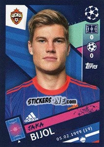 Sticker Jaka Bijol - UEFA Champions League 2018-2019 - Topps