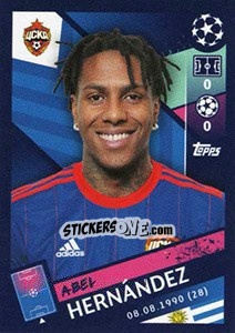 Sticker Abel Hernández - UEFA Champions League 2018-2019 - Topps