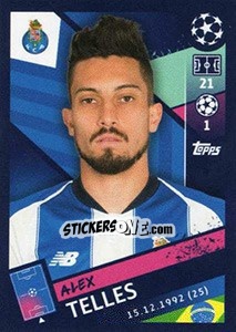 Figurina Alex Telles - UEFA Champions League 2018-2019 - Topps