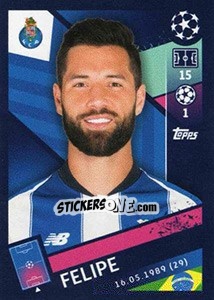Sticker Felipe - UEFA Champions League 2018-2019 n. 409 - Topps