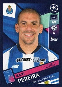 Sticker Maxi Pereira - UEFA Champions League 2018-2019 - Topps