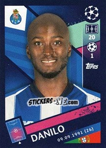 Sticker Danilo Pereira - UEFA Champions League 2018-2019 n. 412 - Topps