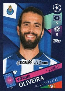 Sticker Sérgio Oliveira - UEFA Champions League 2018-2019 - Topps