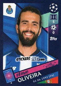 Cromo Sérgio Oliveira - UEFA Champions League 2018-2019 - Topps