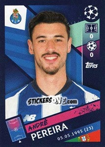 Sticker André Pereira - UEFA Champions League 2018-2019 - Topps