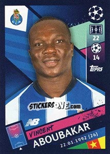 Sticker Vincent Aboubakar - UEFA Champions League 2018-2019 n. 420 - Topps