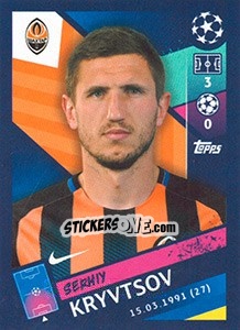 Sticker Serhiy Kryvtsov - UEFA Champions League 2018-2019 n. 430 - Topps