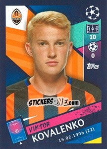 Sticker Viktor Kovalenko - UEFA Champions League 2018-2019 n. 435 - Topps
